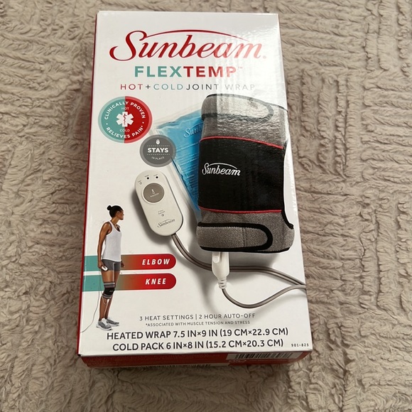 Sunbeam Heating Pad Wrap and cold pack for Joint Pain Relief, Auto Shut Off, New - Picture 16 of 16